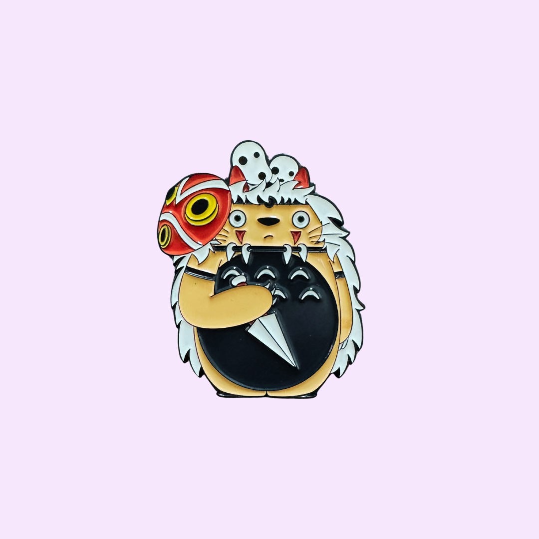 Pin’s Totoro & Kodama – Princesse Mononoké