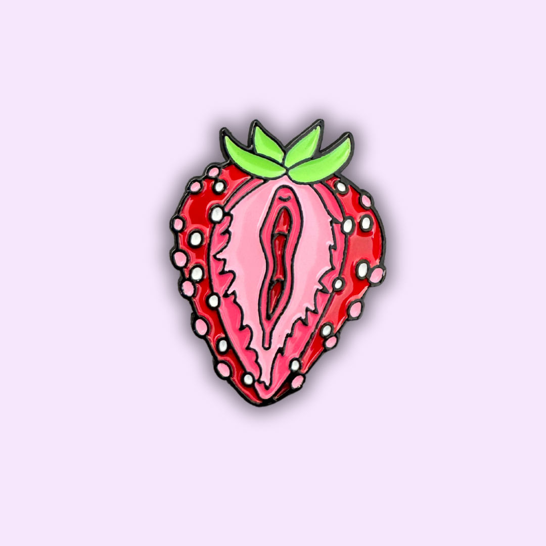 Pin's "Fraise Érotique"