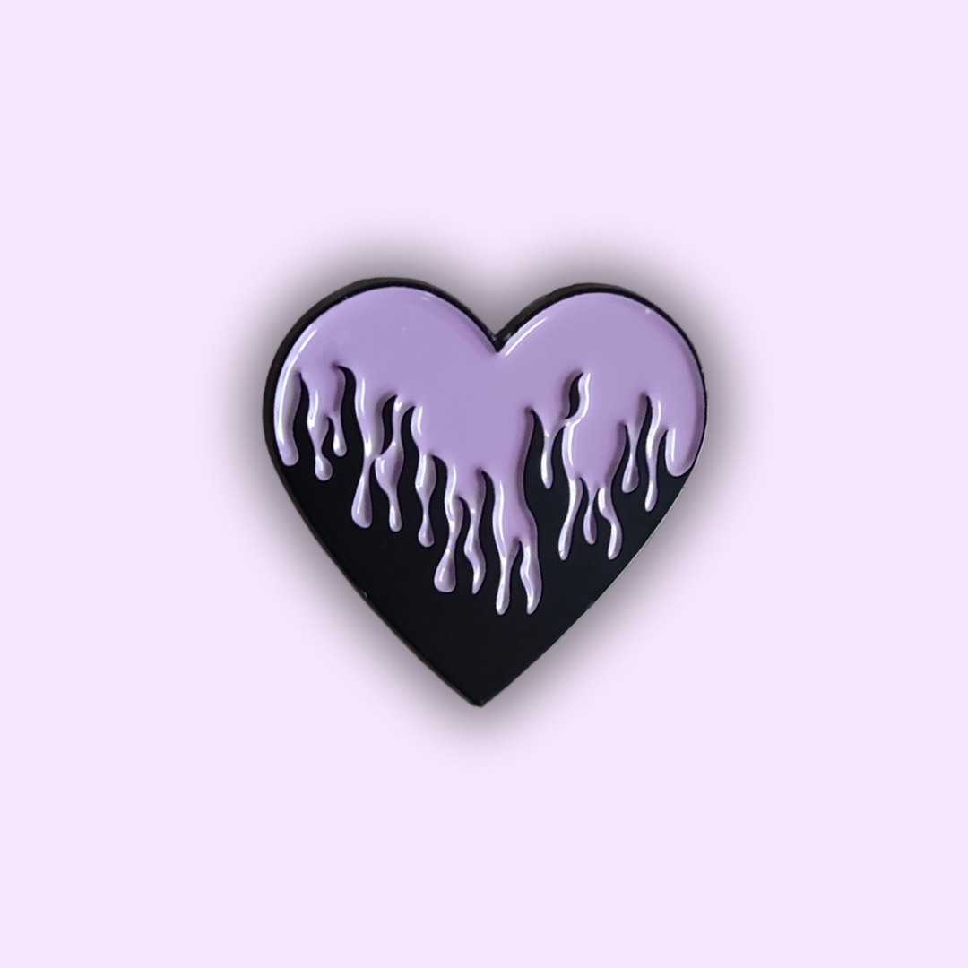 Pin's "Cœur en Flammes"