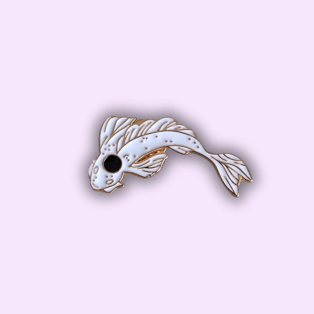 Pin's "Carpe Koï blanche"