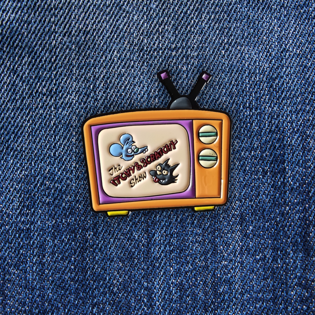 Pins THE ITCHY & SCRATCHY SHOW sur un jean