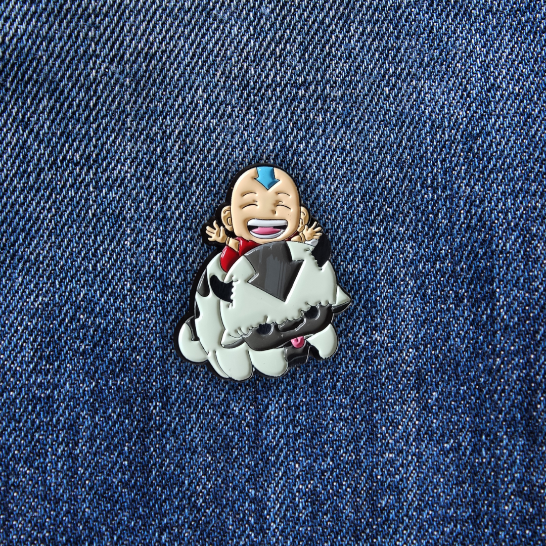 Pins Aang & Appa sur un jean