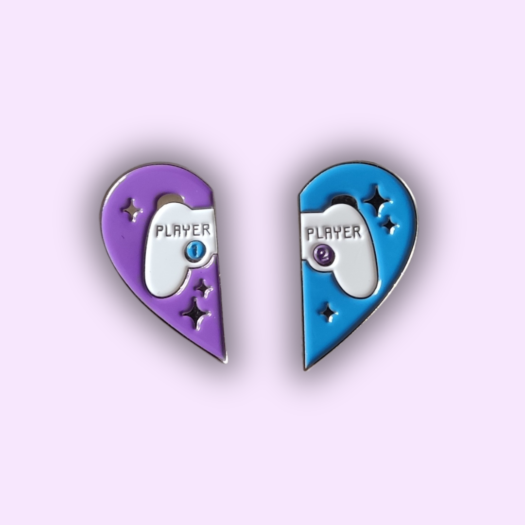 Pin's "Player 1 & Player 2"