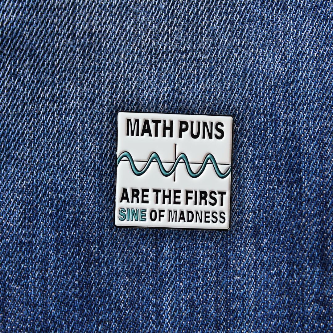 Pins MATH PUNS sur un jean