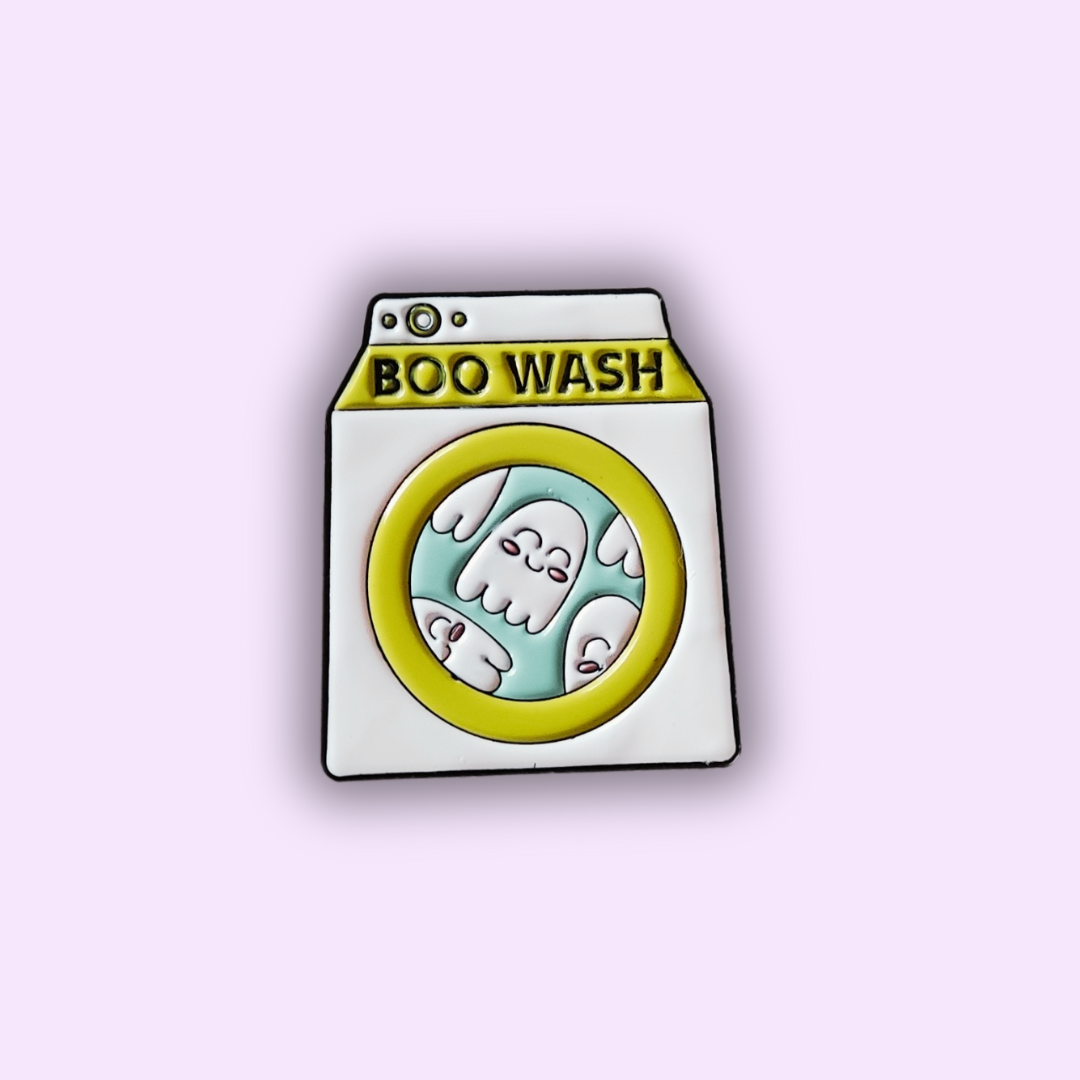 Pin's "BOO WASH"