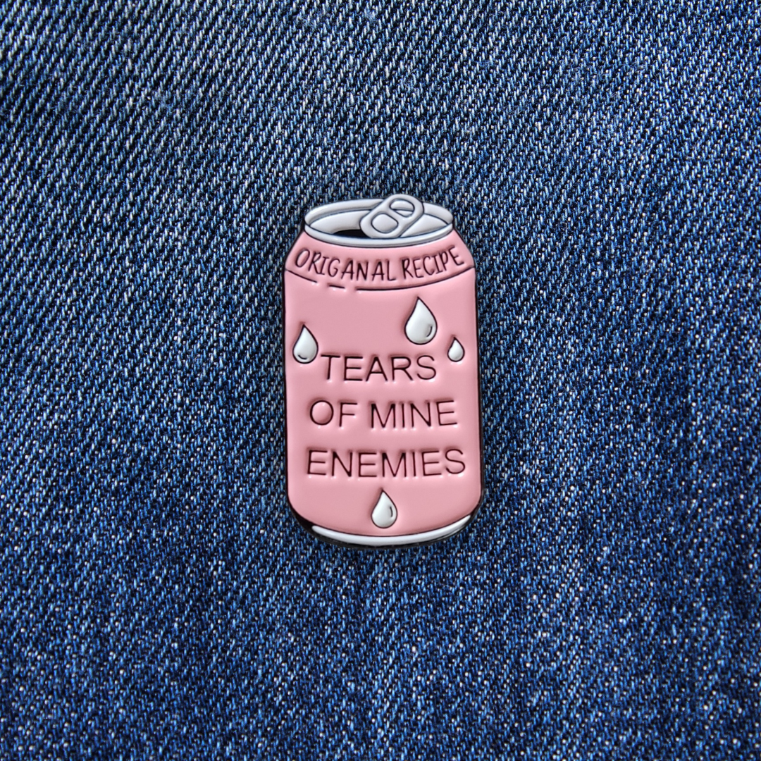 Pins TEARS OF MINE ENEMIES sur un jean