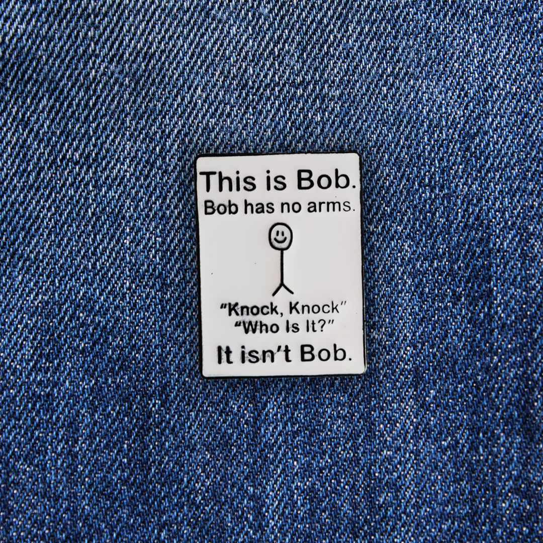 Pins THIS IS BOB sur un jean