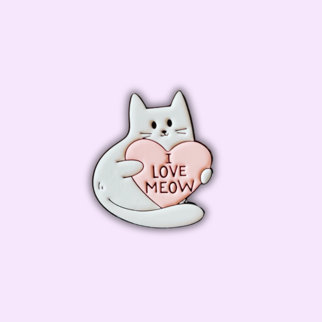 Pin's Chat "I Love Meow"