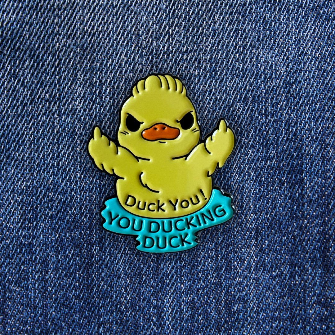 Pins YOU DUCKING DUCK sur un jean