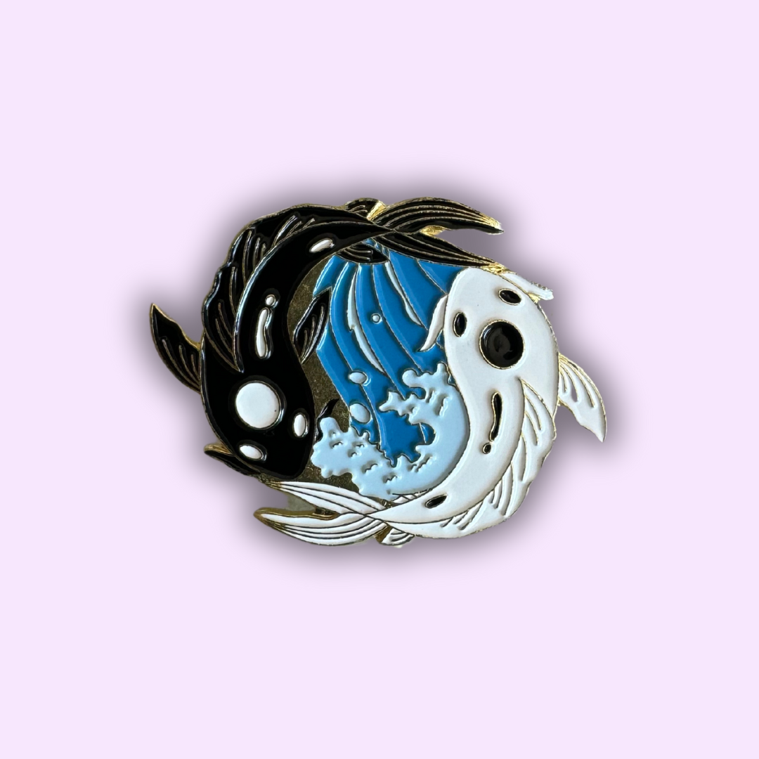 Pin's "Yin Yang Koi"