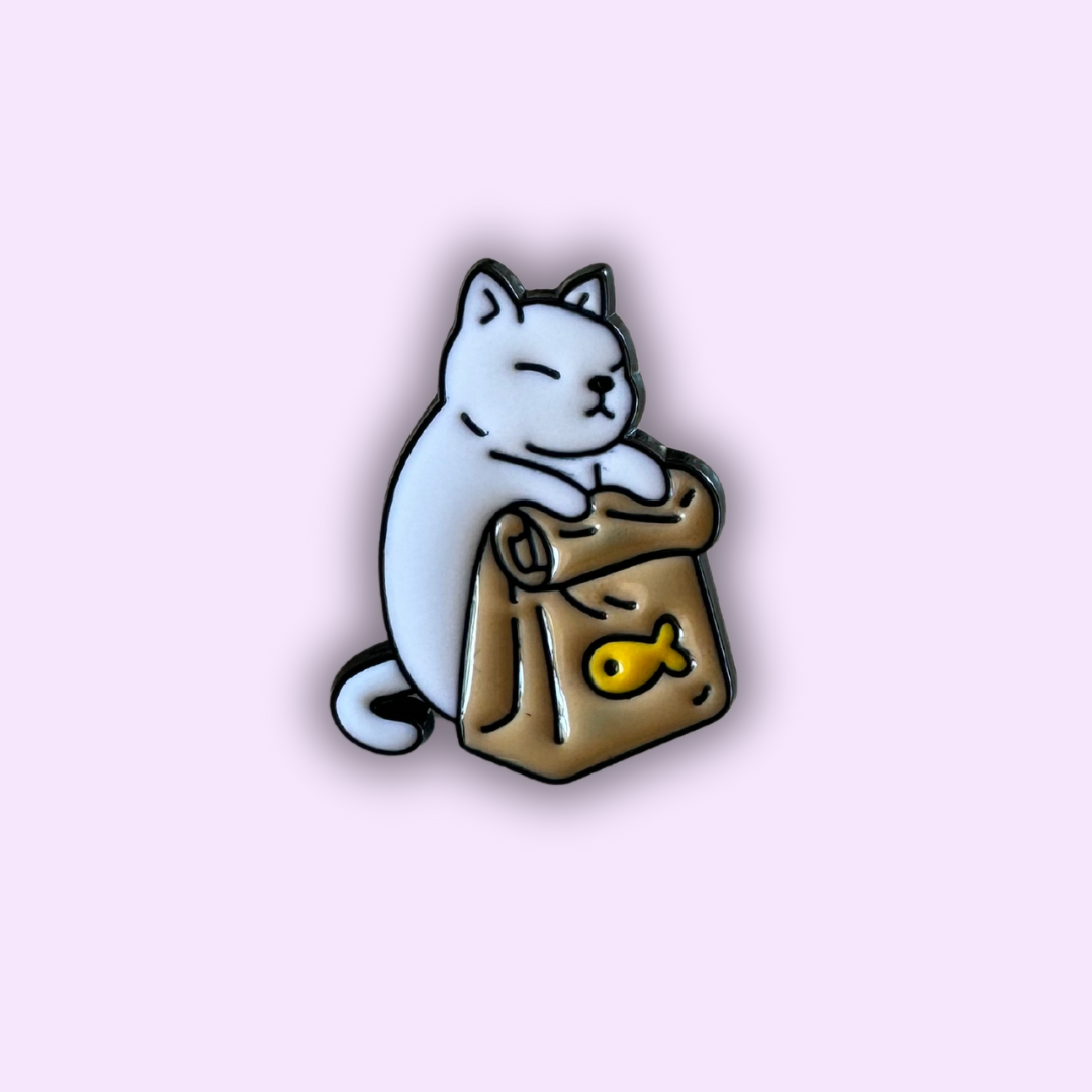 Pin's "Chat Détendu"