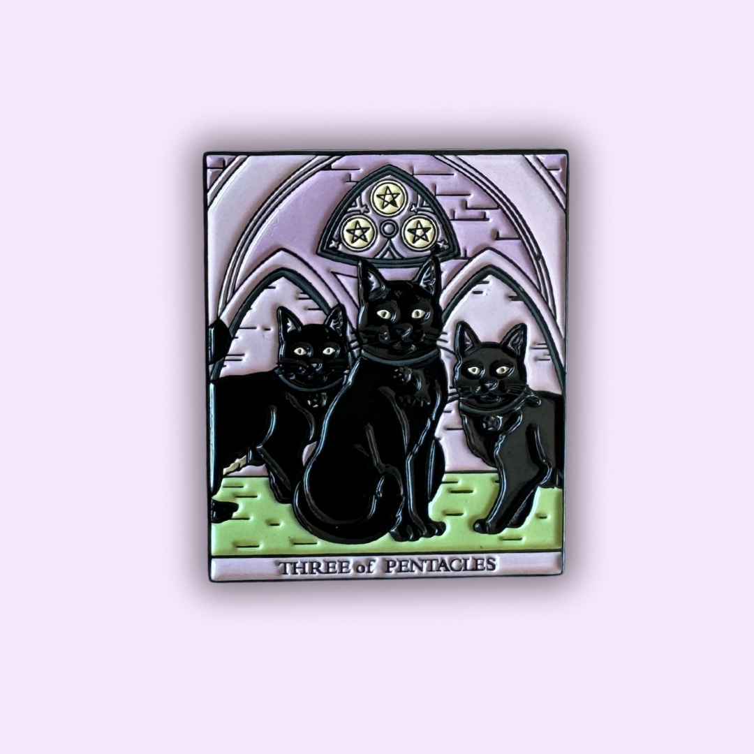 Pin's "THREE OF PENTACLES"