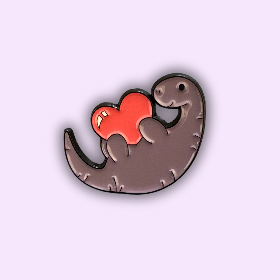 Pin's "Diplodocus Amoureux"