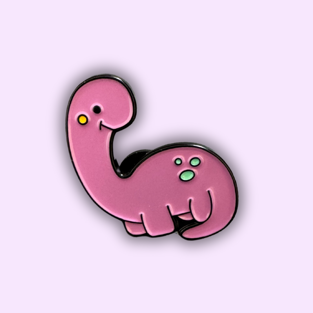 Pin's Dinosaure "Brachiosaurus Souriant"
